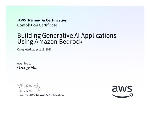Building Generative AI Solutions using AWS